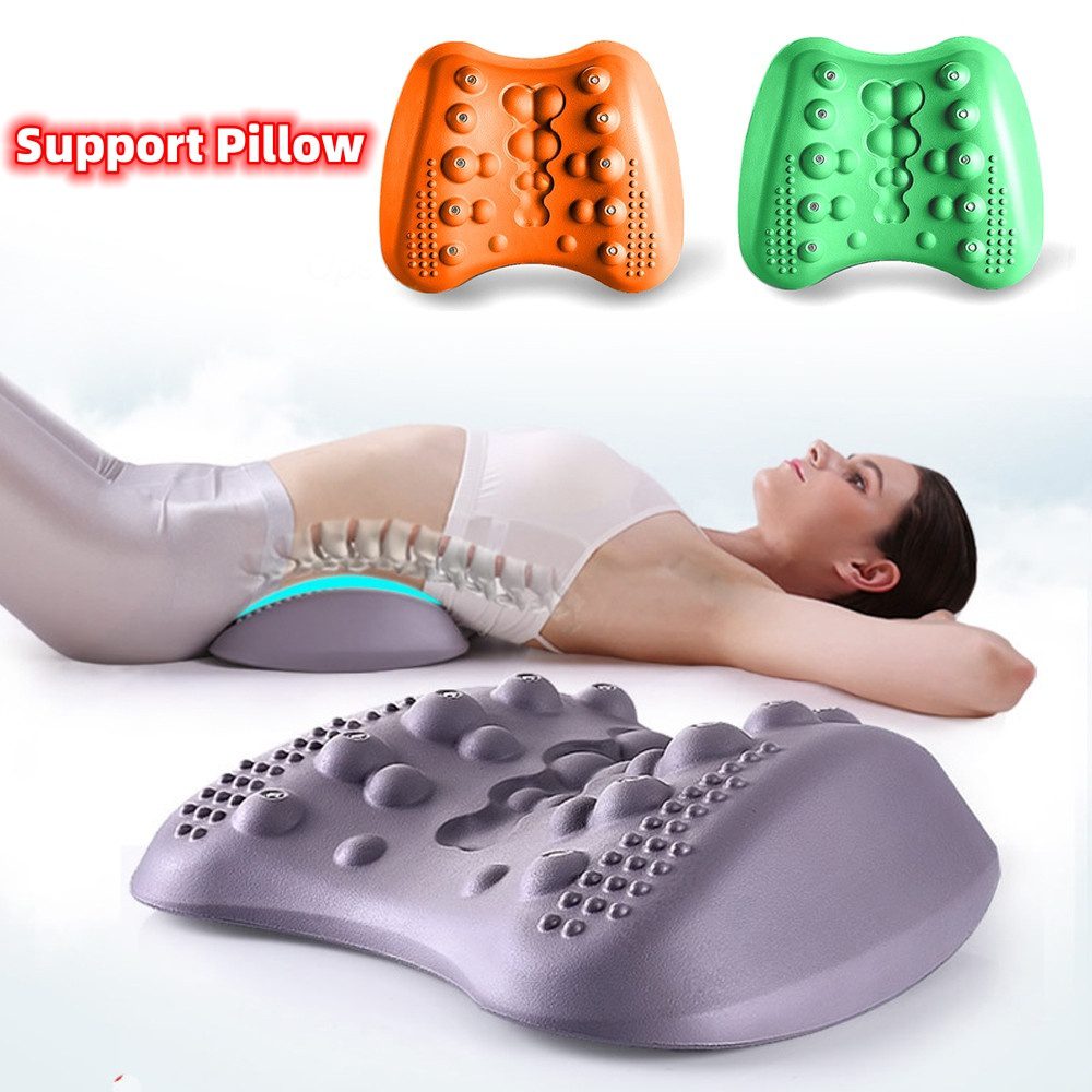 Lumbar Support Pillow – Back Stretcher for Lower Back Pain Relief