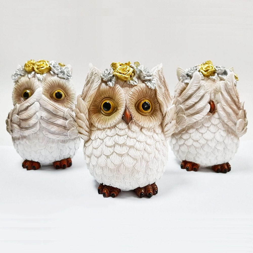 Owl Creative Living Room Decoration Desktop Ornaments