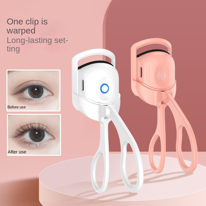 Portable Electric Heated Eyelash Curler – Long Lasting Curls, Makeup Tools, Rechargeable