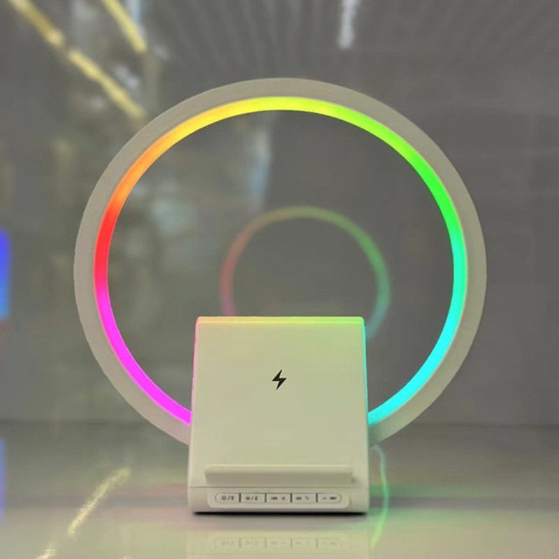 Smart Ambience Light Bluetooth Speaker Wireless Charger